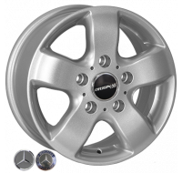 JH 221 W7 R15 PCD5x130 ET60 DIA84.1 silver